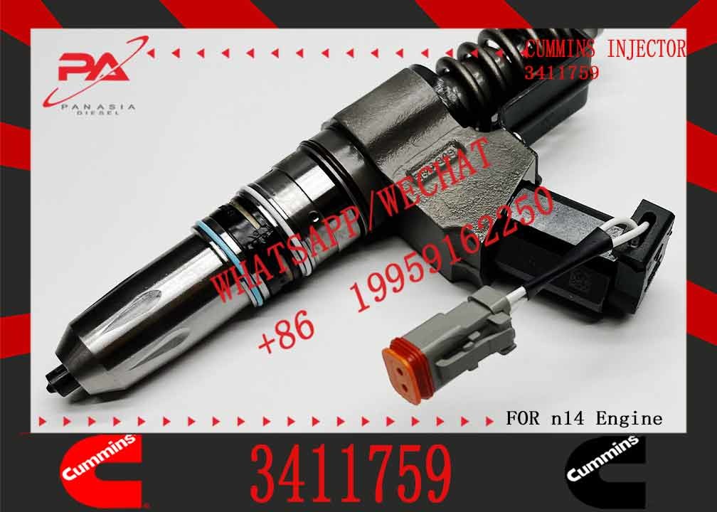 Injector 3411759 for QSM11 ISM11 M11 Diesel Engine Parts Nozzle Assembly High Quality 3411760 3081315F