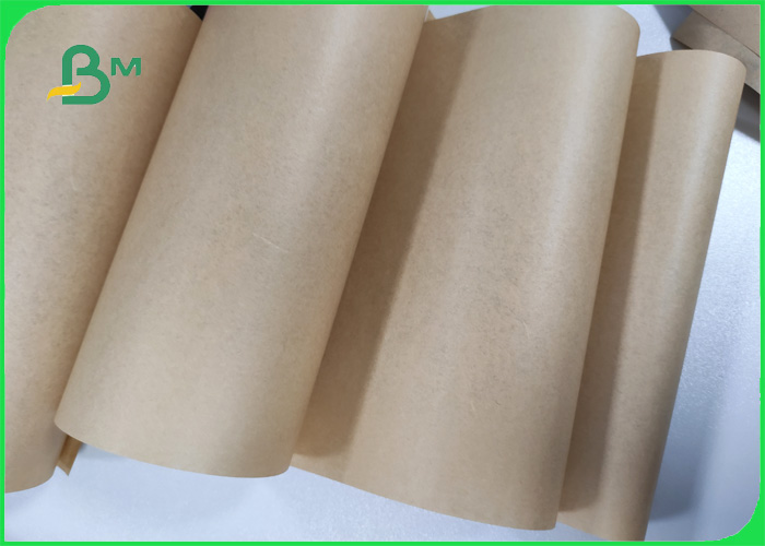 70gsm 75gsm Natural Brown Kraft Paper Grocery Bags Material Jumbo Roll