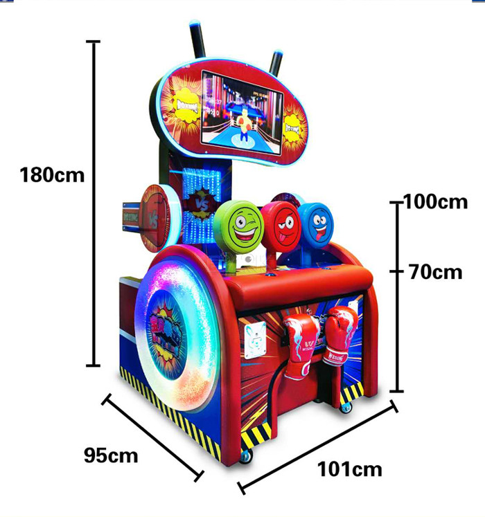 Indoor Kids Boxing Punching Arcade Game Machine For 1 Player