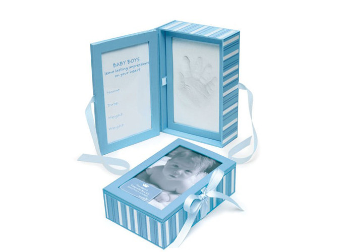 .Gold Stamp Foil Rigid Presentation Boxes , Eco Friendly Two Piece Gift Boxes