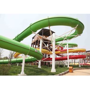 Large durable Custom Water Slides / playground water play equipment
