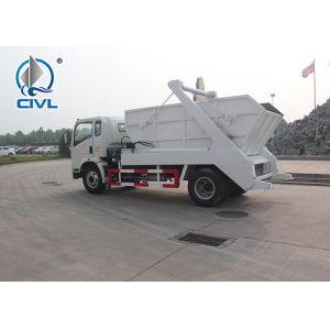 4 x 2 SINOTRUK HOWO Swing Arm Garbage Truck 6CBM/8CBM10CBM /12CBM With Fashion