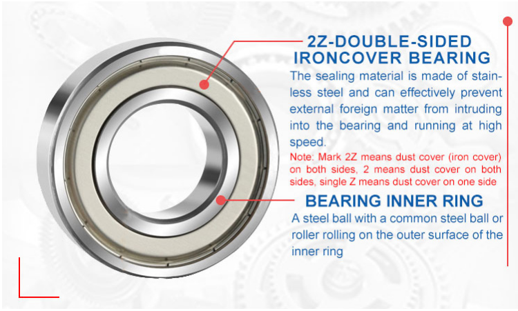 High quality Deep Groove Ball Bearing 6222 for electric bicycle made in germany