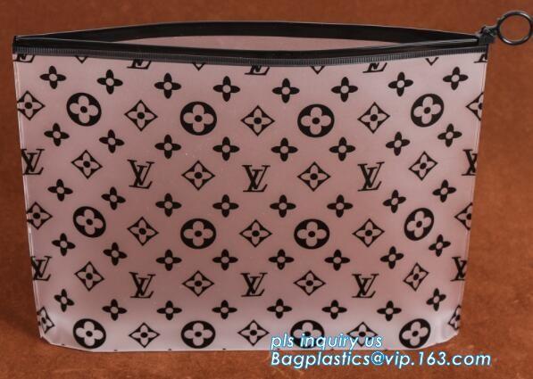 ppe k bag beads packaging bag custom printed slider k plastic bag, slide lock