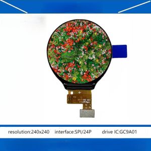 1.09 Inch TFT Circular LCD Screen 1.1 Inch Color Screen Serial Port SPI 240x240