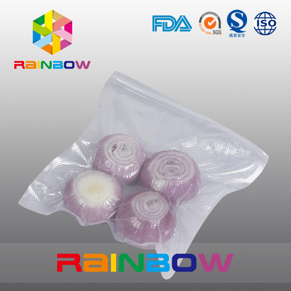 Embossed Food Vacuum Sealer Bags And Rolls , Grip Seal Plastic Bags