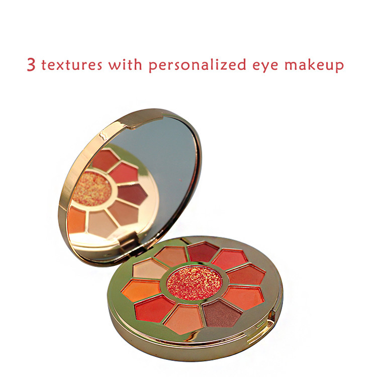 ISO 11Colors Mineral Cosmetics Pearl Eye Shadow Palette 9.6*1.6cm