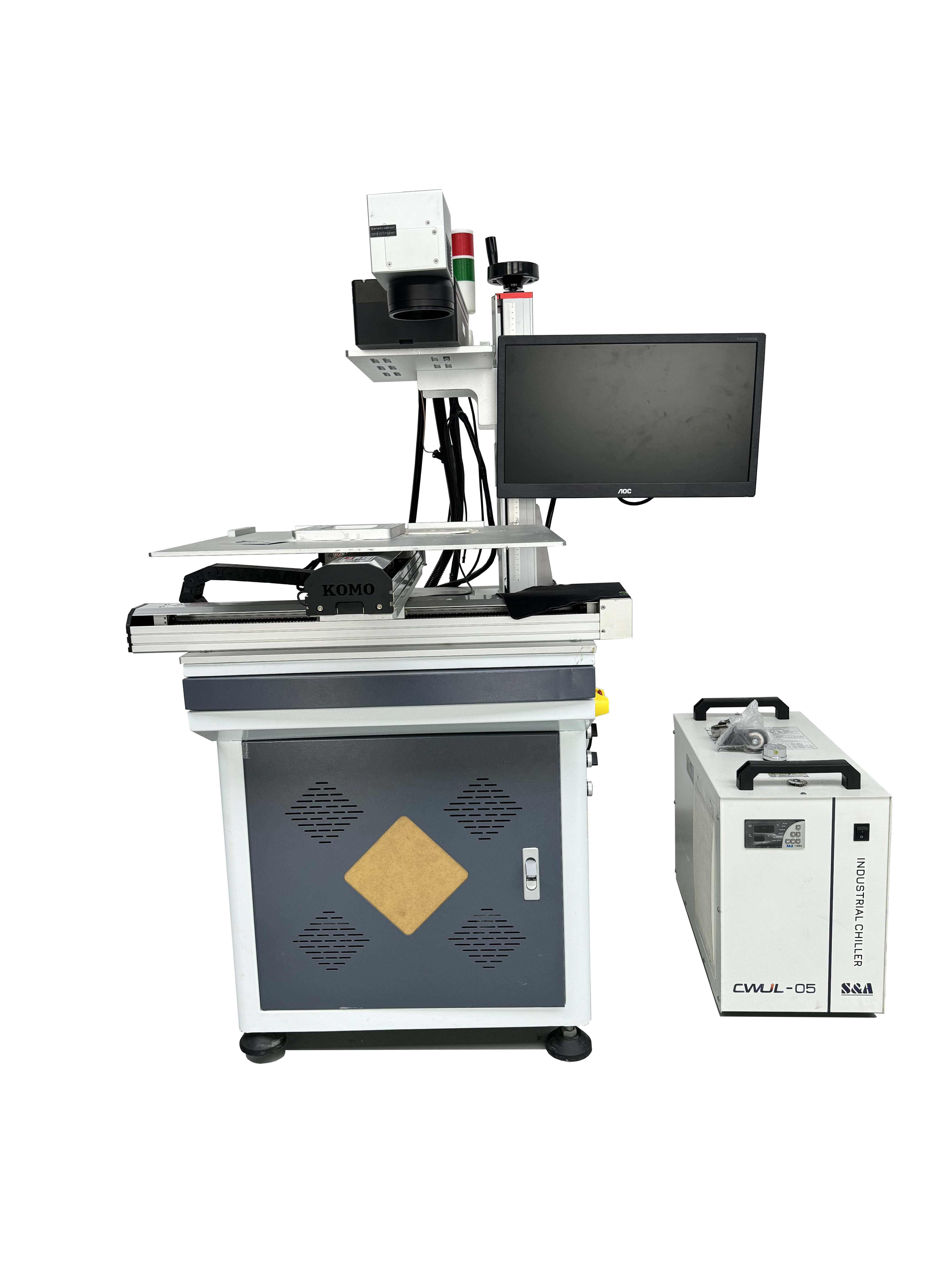 Porcelain Glass Metal Battery Surface Laser Disassembly Machine Three Axis Uv Laser Marking Machine