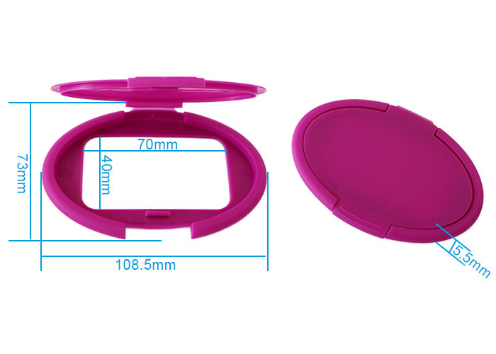Inner Length 70mm Baby Wet Wipes Cover Tight Sealing Up