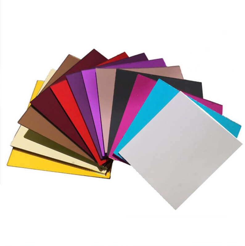 Custom 6mm Thick Perspex Acrylic Mirror Sheets Furniture Decor Impact Resistant