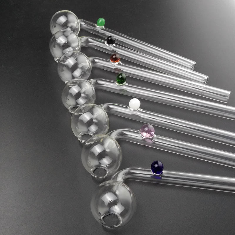Various Colored Scientific Glass Smoking Pipe Multi Design OEM/ODM Available