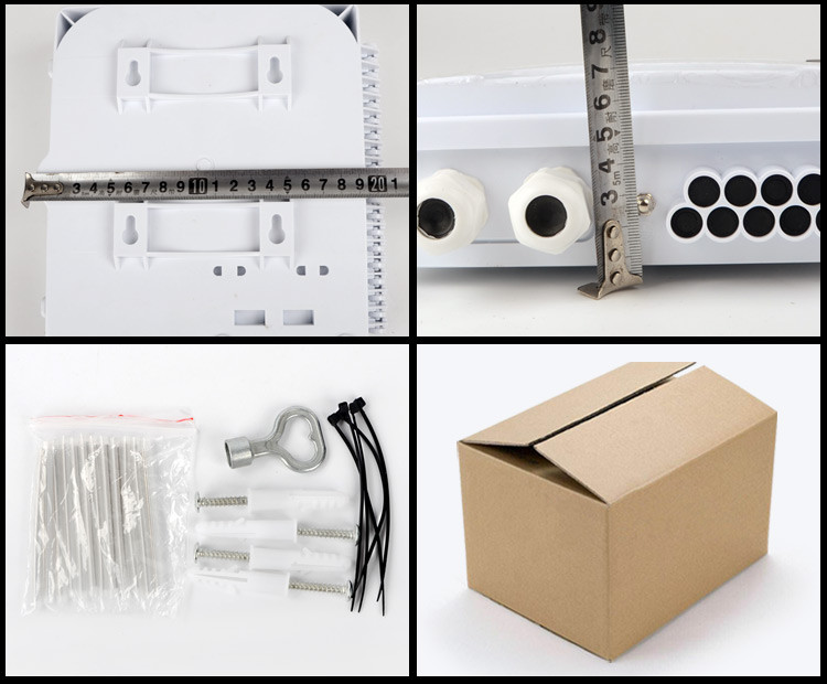 ODP Outdoor Fiber Optic Distribution Box 12 Ports Wall / Pole Mounted
