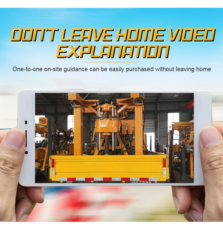 100m 200m Deep Truck Mounted Water Well Drilling Rig High Performance