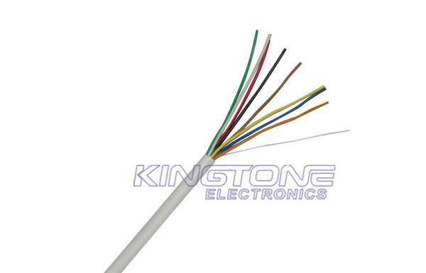 Unshielded 0.22mm2 Security Alarm Cable 7 Stranded CU / CCA / TCCA Conductor