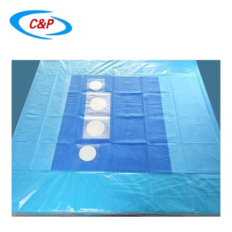 Customized Blue Medical Angio Drape Breathable For Hospital