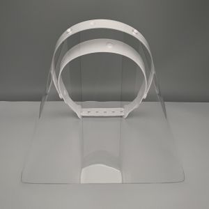 Safety Anti Fog Reusable Face Shield , Adjustable Protective Face Shield