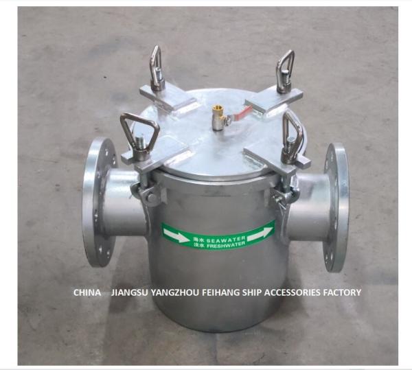 AS100 CB/T497-2012 Straight-Through Coarse Water Filter, Seawater Filter For