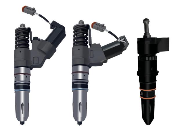 Original diesel BOSCH C-A-T electric fuel injector, manufactured in Germany. It