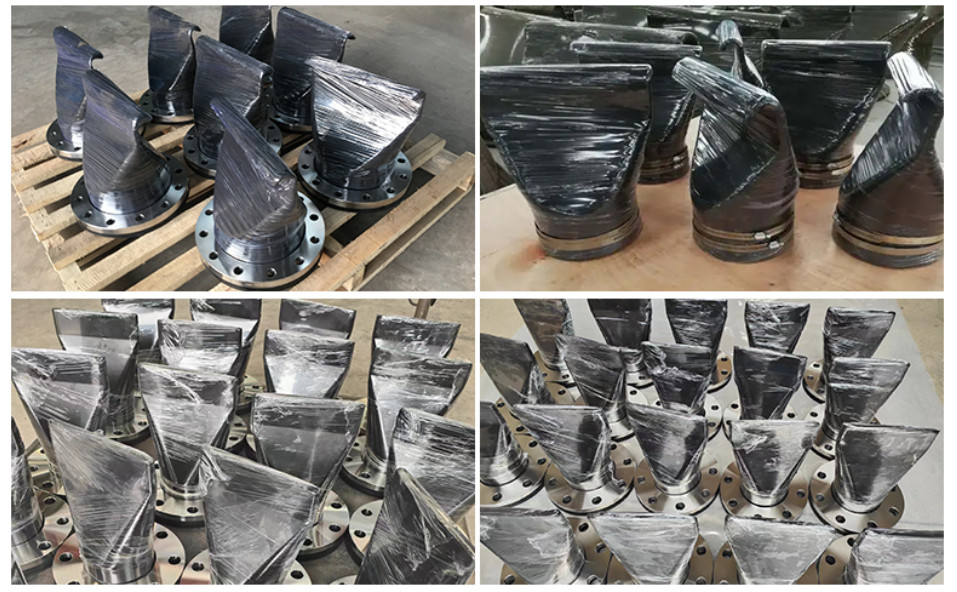 Prevent Backflow Flanged Duckbill Check Valve Customer Order From Uzbekistan For DN300 PN10 Stainless Steel Valves