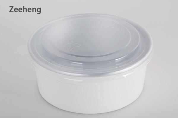 Disposable 36oz-1100ml Induction Cooker Available Round Aluminium Film White