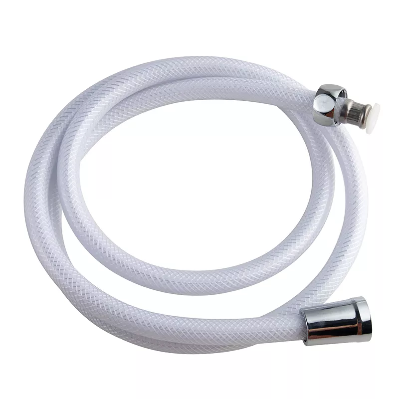 Flexible White PVC Shower Hose Modern Design Style And For Bathroom Accessories