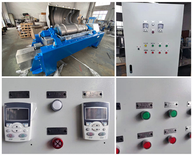 Titanium Screw Decanter Centrifuge 3 Phase Industrial Scale