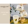 Buy cheap 10OZ High Grade Christmas Themed Mugs Translucent Fine Composition With Lid from wholesalers