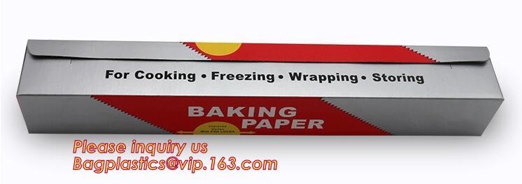 Bleached with Unbleached Greaseproof Paper for food wrapping,Environmental friendly and green greaseproof food packaging