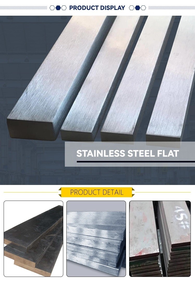 3mm*20m Hot Rolled Flat Cold Drawn Stainless Steel Bar 301 304 309