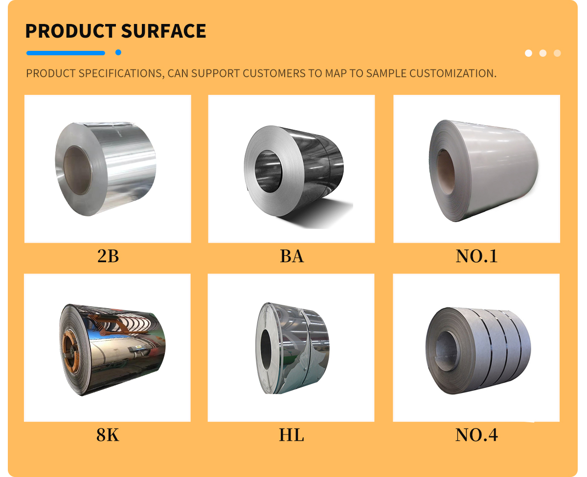 ASTM AISI 201 202 Stainless Steel Sheet Coil 2B Finish Hot Rolled Strip