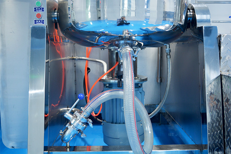 1200-1800PCS/H SUS304 & SUS316L Vacuum Emulsifier Mixer Homogenizer Toothpaste Production Line