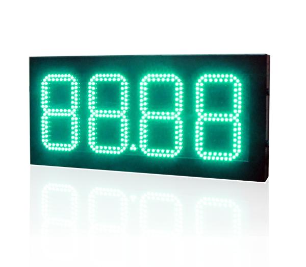 Digit Height 8"-32" Iron Casing Material 24-inch LED Display Board for Gas