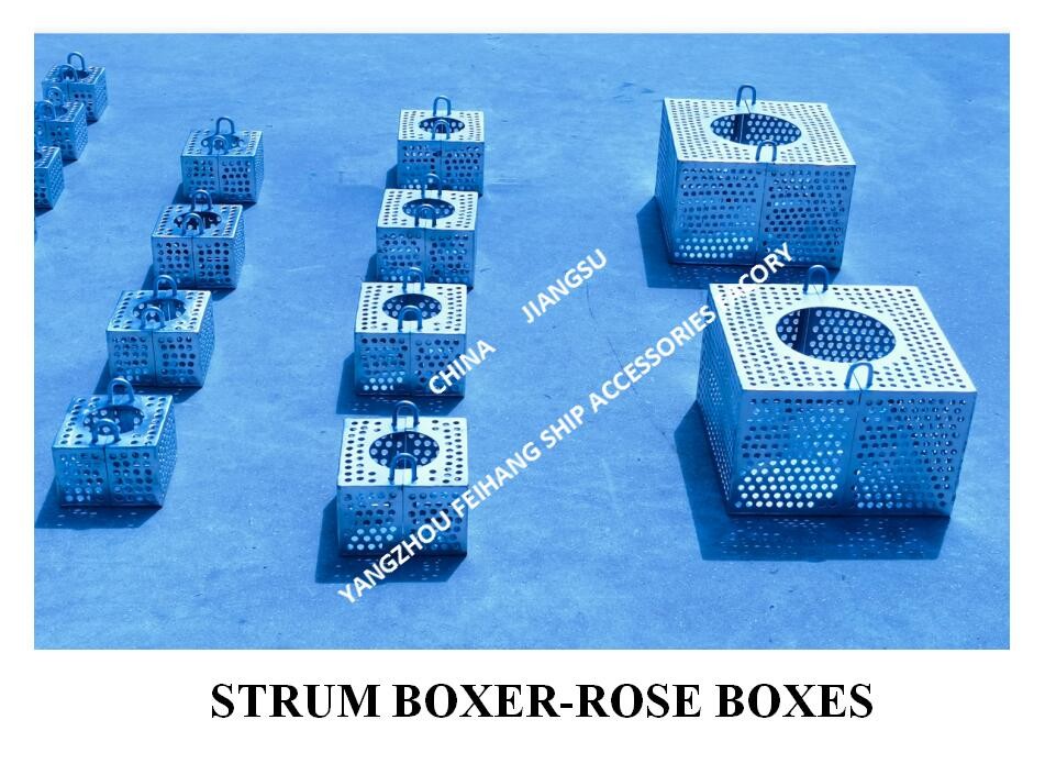 Stainless Steel Filter Rose Box For Bilge Line FH-100A JIS F7206 Mesh 10mm