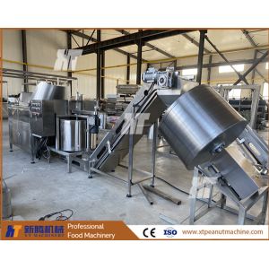 ISO Peanut Frying Machine Chickpea Soybean Auto Frying Machine