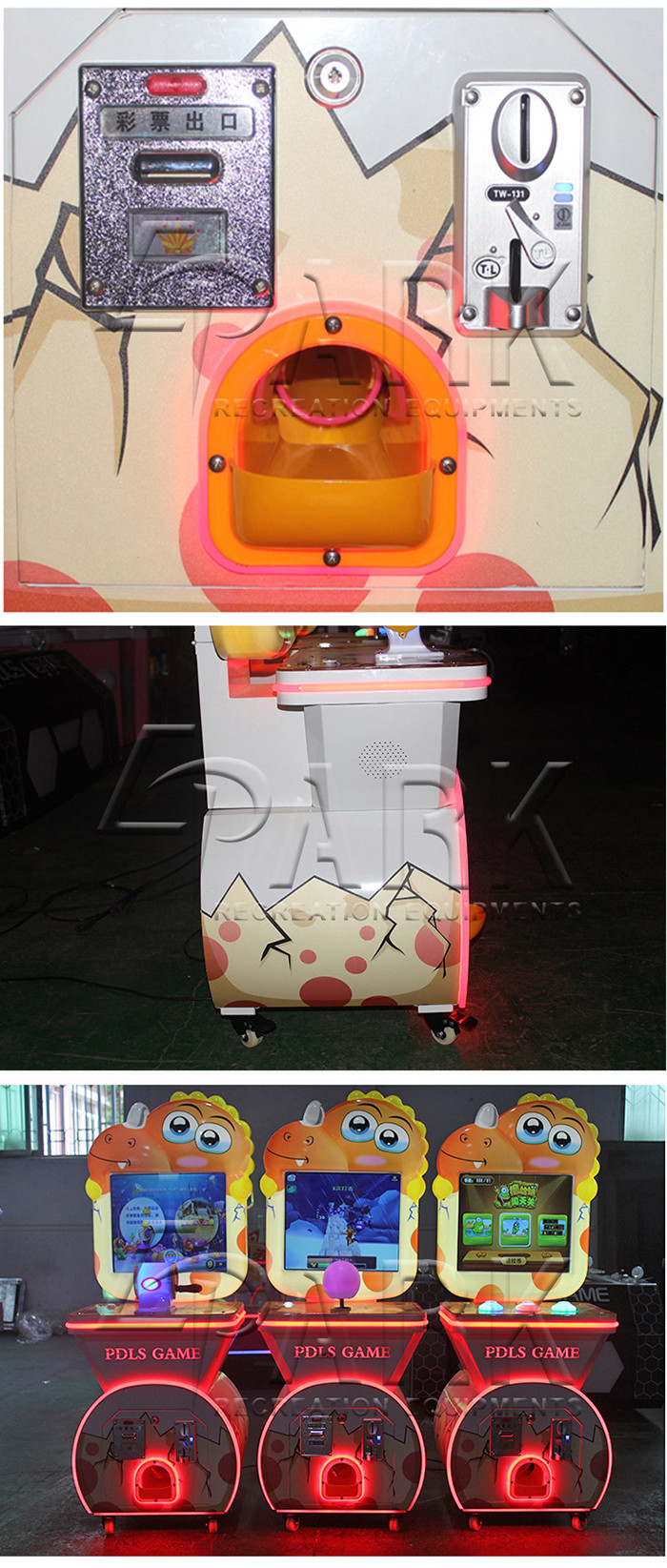 Shooting Racing Pressing Game Vending Capsule Machine For Amusement Park