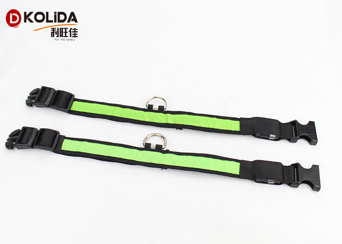 Adjustable Pet Polyster LED Lighted Dog Leash And Collar 2.5cm/1" X 41-51cm