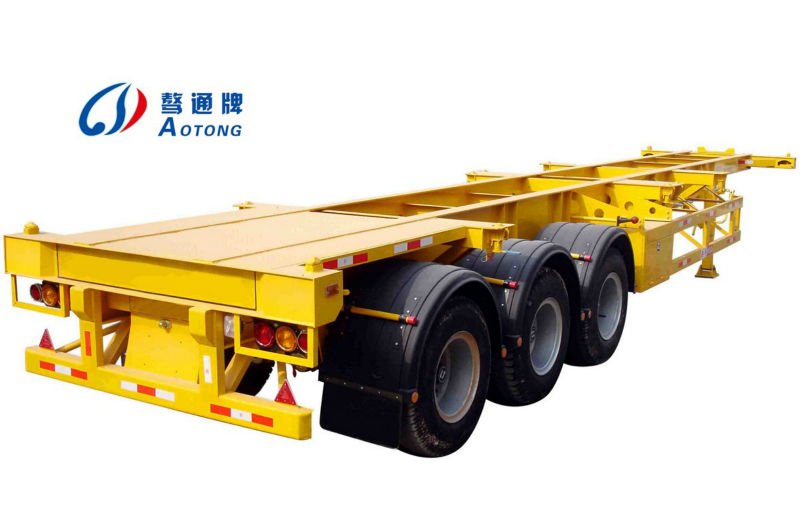 2/3/4 Axles 35T-50T Heavy Duty Flatbed Container Semi Trailer with OE NO. LAT9360TJZG