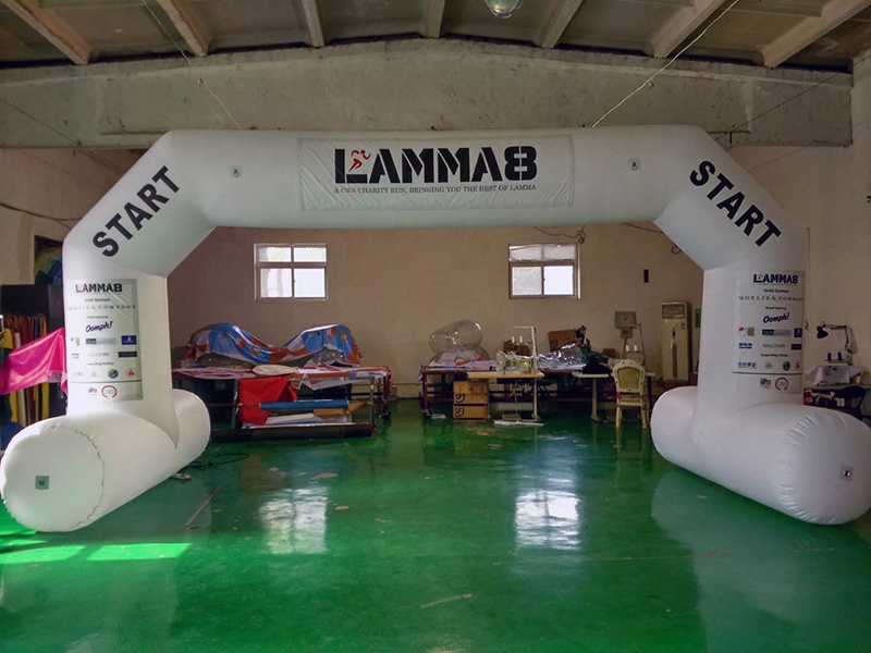 Promotion UV Printing Logo Printed Oxford Custom Inflatable Arch Giant Inflatable Arches with LED light