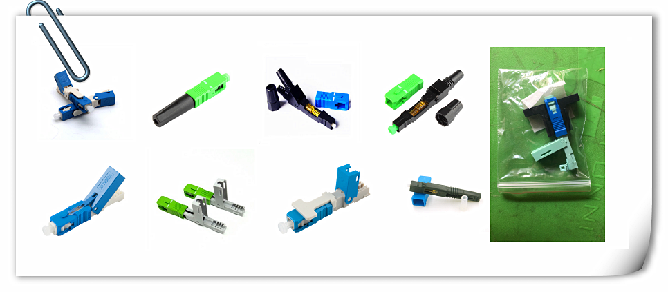 Pre-embedded Type Cold Splice Field Installable SC UPC Fast Connector