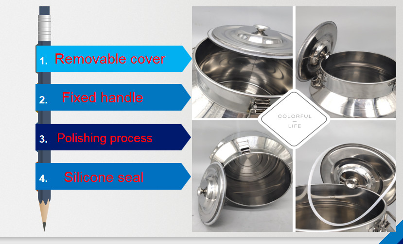 SUS201 20L Stainless Steel Milk Can 0.8mm Thickness Steel Buckets With Lid