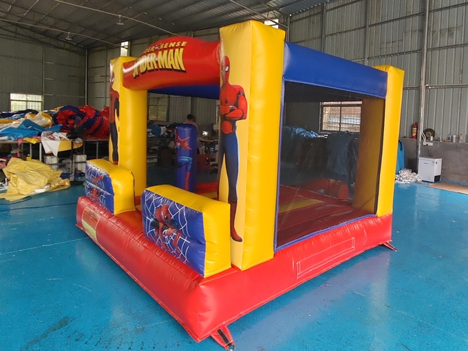 New Design Inflatable Bounce House Spiderman Hero Cartoon Inflatable Trampoline Jumping House Castle For Kids
