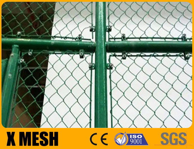 PVC Coated Galvanized Chain Link Fence 25mm Mesh 8ft Metal Chain Link Fencing