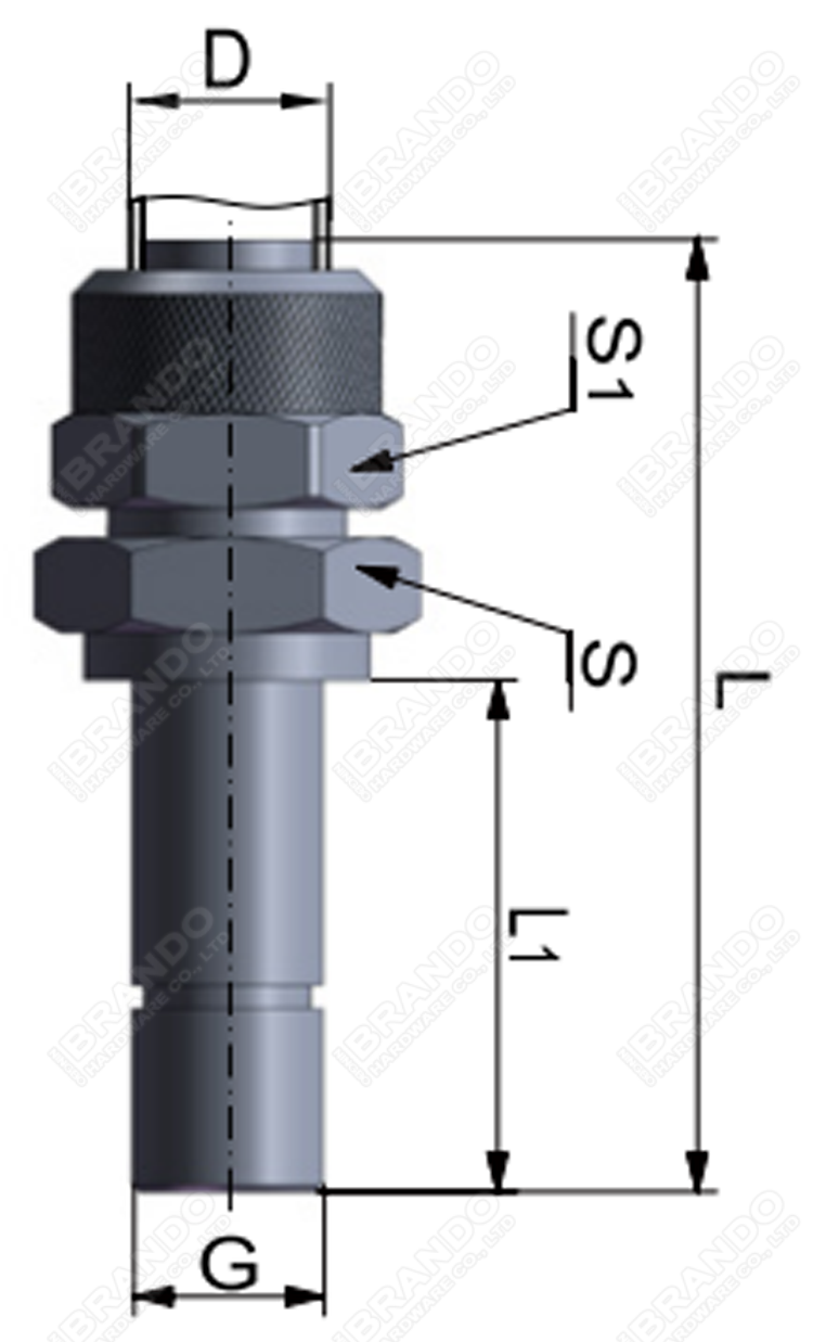 Brass Fast Twist Pneumatic Fitting Plug-In Straight 1/8'' 1/4'' 3/8'' 1/2''