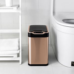 Wholesale Home Kitchen Automatic Intelligent Smart Trash Can Sensor Stainless
