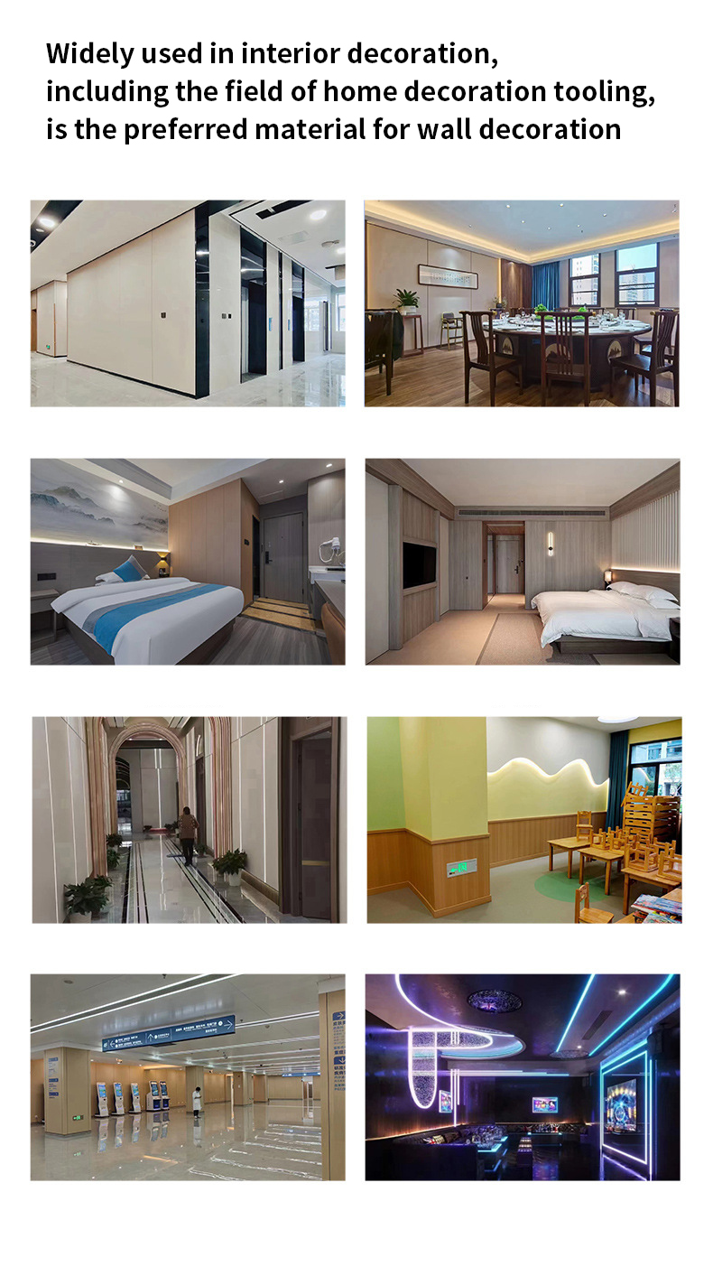 PVC Wall Panel Ceiling Material Skirt Stone Plastic Panel for Hotel