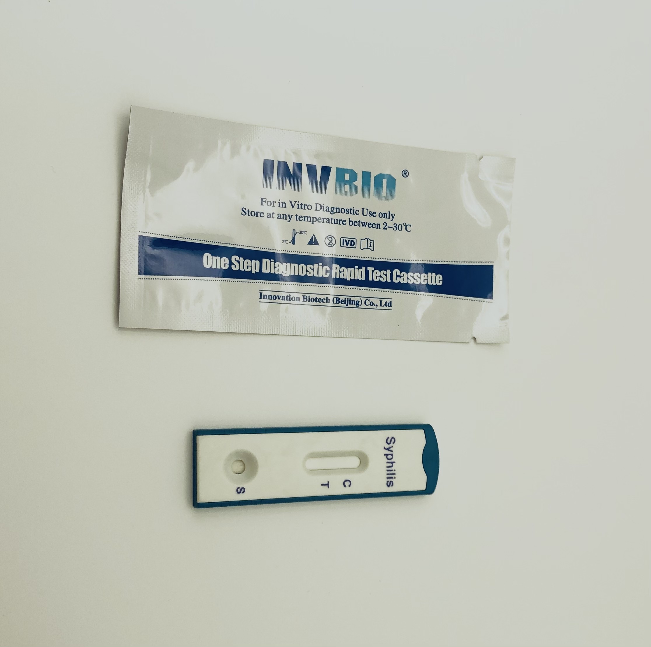 Medical Ivd Rapid Diagnostic Rtk Home Test Kit Syphilis Test Card