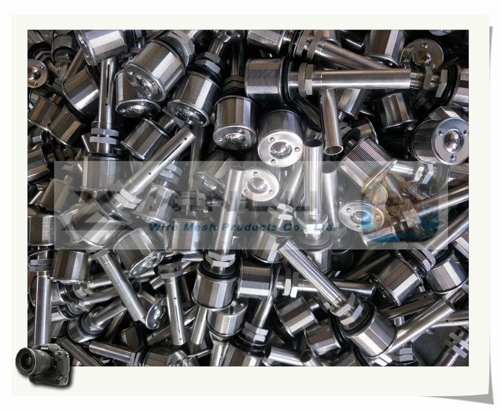 Long-handle Stainless Steel Watr Filter Nozzle Johnson Screen Mesh with Wedge Wire