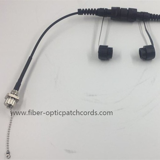 Fiber Optic Cable Patch Cord Duplex CPRI Socket / Plug ODC To ODVA DLC 2 Cores Single mode multi mode