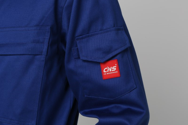 99% Cotton Arc Flash Clothing , IEC61482 Arc Proof Overalls