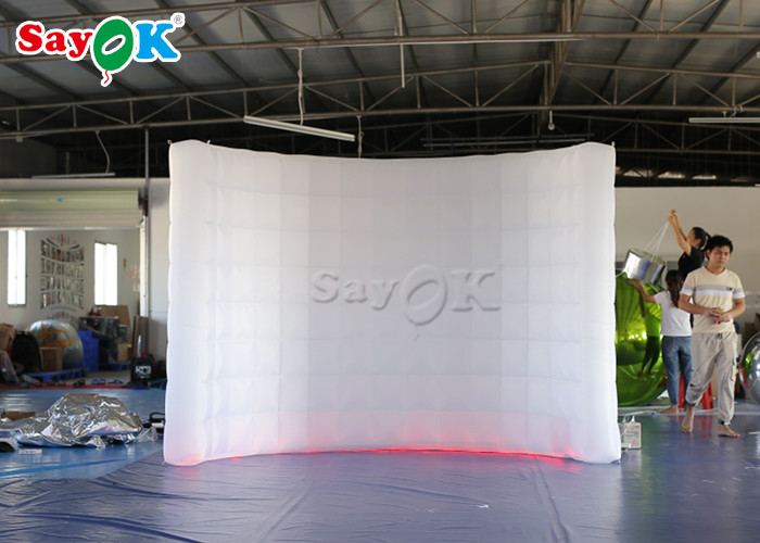 Christmas Photo Booth Durable Oxford Cloth Inflatable Photo Booth For Trade Shows / Event / Mall